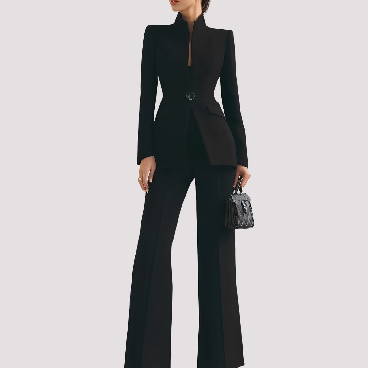 Jean - Conjunto de Traje Elegante con Un Botón
