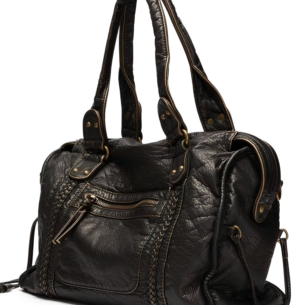 Hollie - Bolso casual con cremallera para mujer