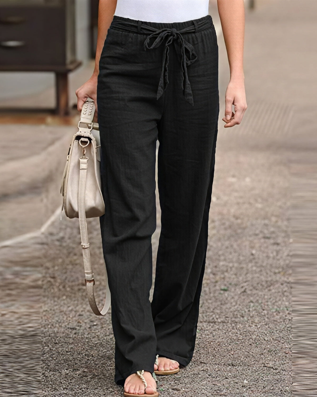 Sarah - Pantalones cómodos con corte holgado