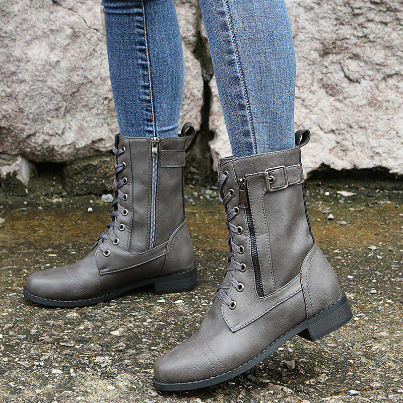 Katerina - Botas Elegantes de Tacón Bajo