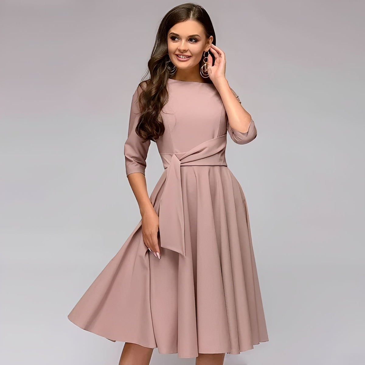 Sameer - Vestido Midi Casual