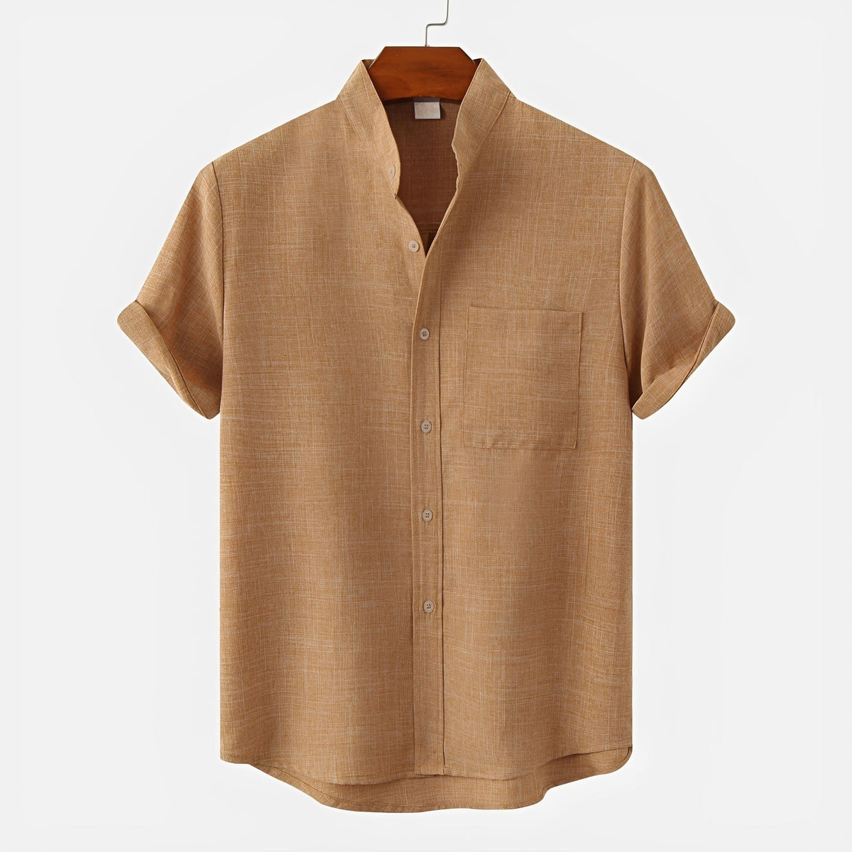 Garrett - Camisa Cómoda de Manga Corta