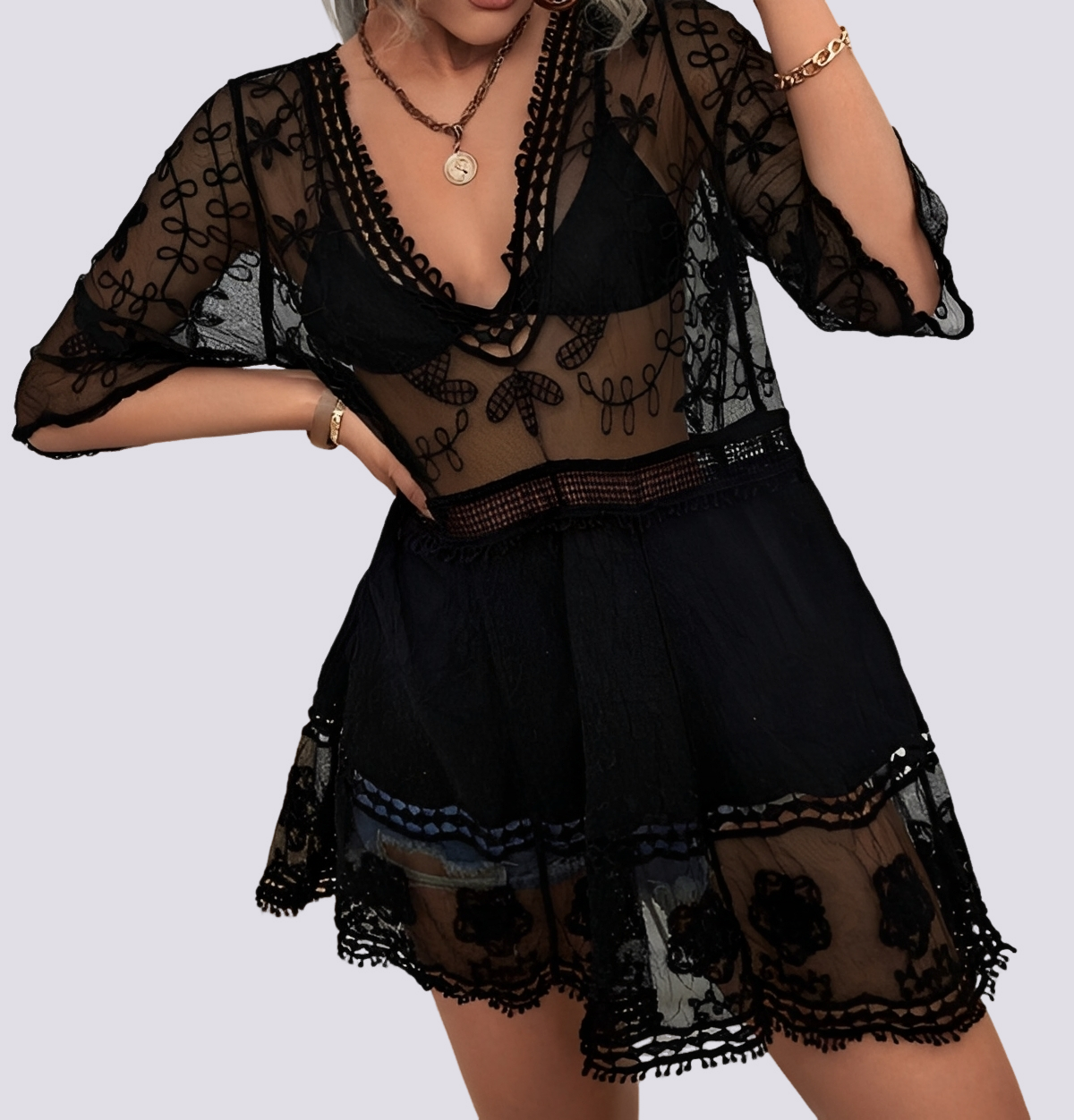Pauline - Vestido Cubrebikini Elegante