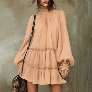 Mayeth - Vestido Mini con Volantes Elegante