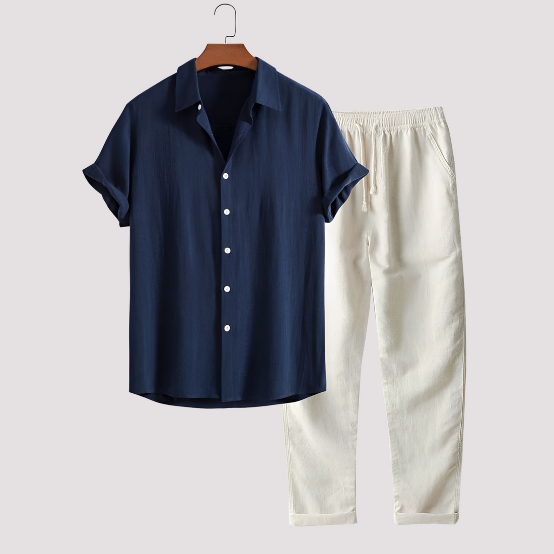 Oliver - Traje Suelto de Dos Piezas Cómodo
