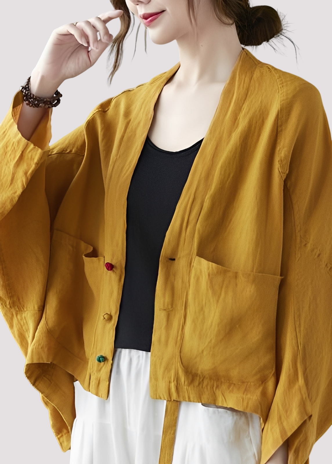 Tilly - Cárdigan casual de estilo suelto con bolsillos para mujeres