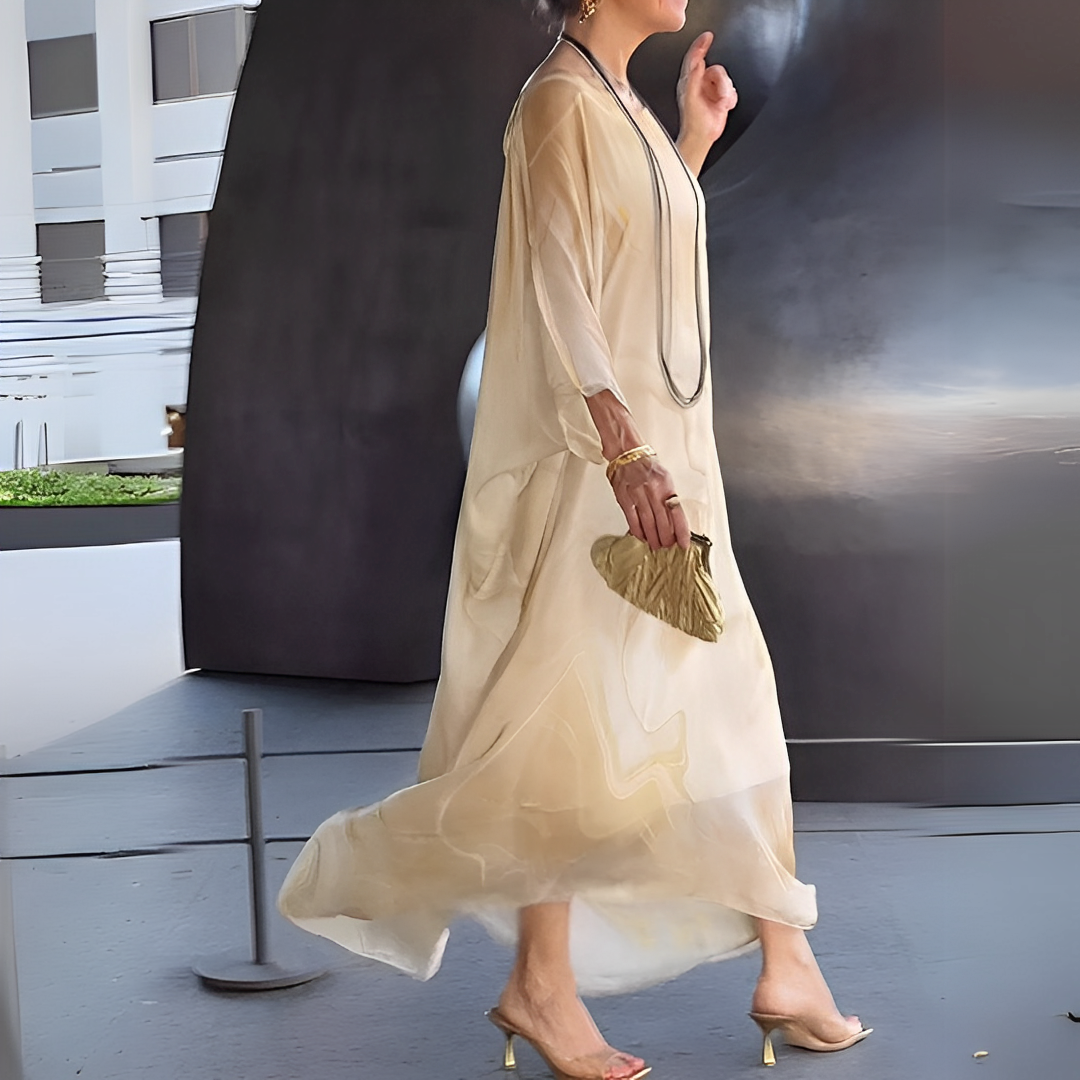 Emory - Vestido Elegante de Chiffon para Mujer