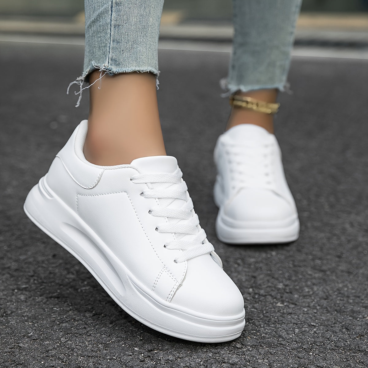 Layla - Zapatillas blancas para mujer para un estilo diario