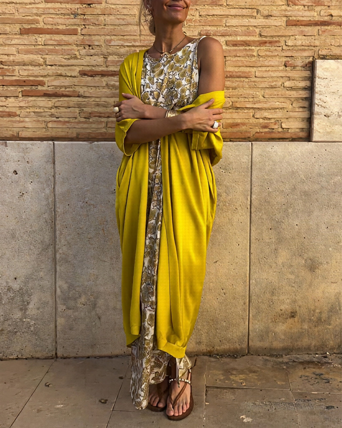 Sophia - Maxivestido de dama con estampado