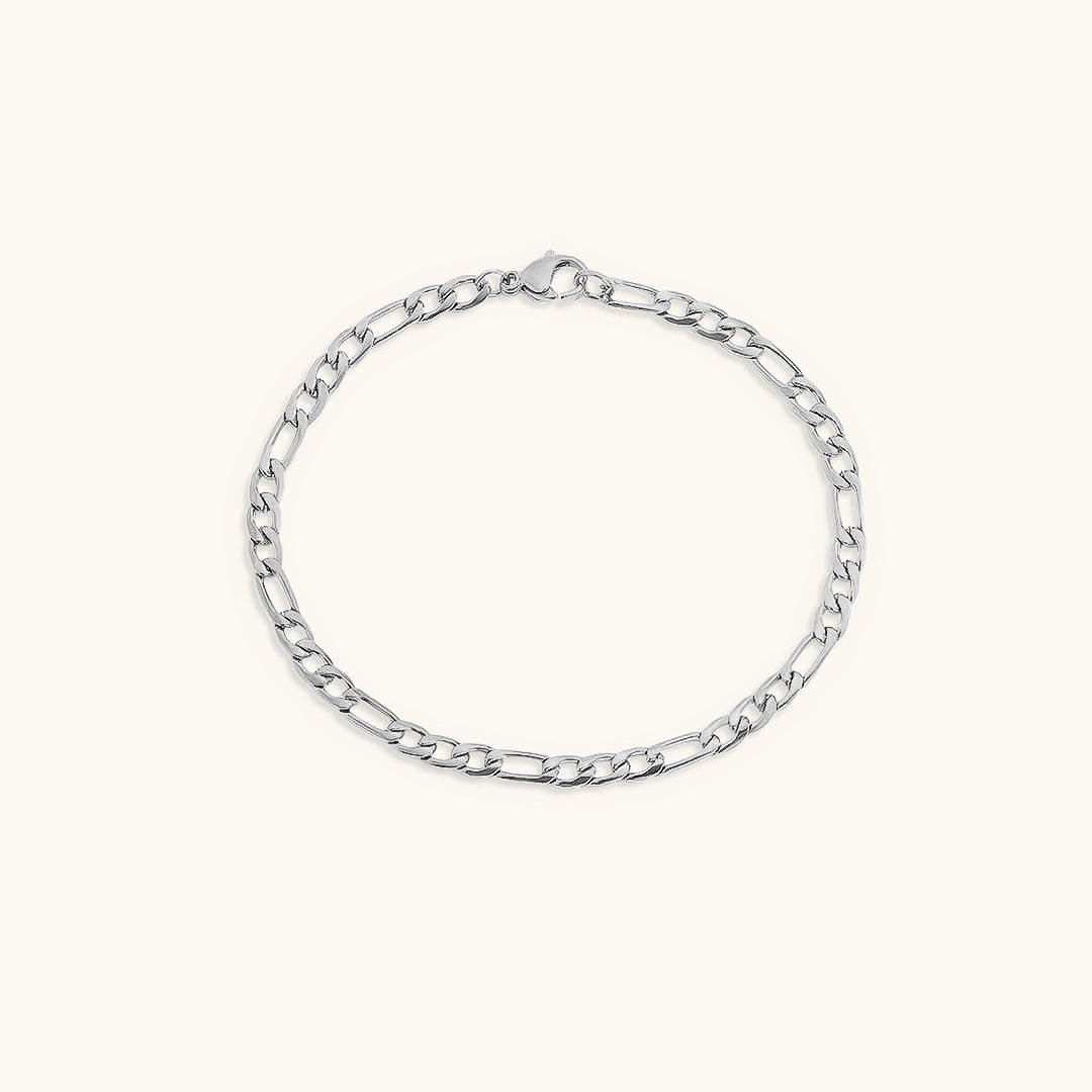 Saturn - Pulsera de eslabones dorados