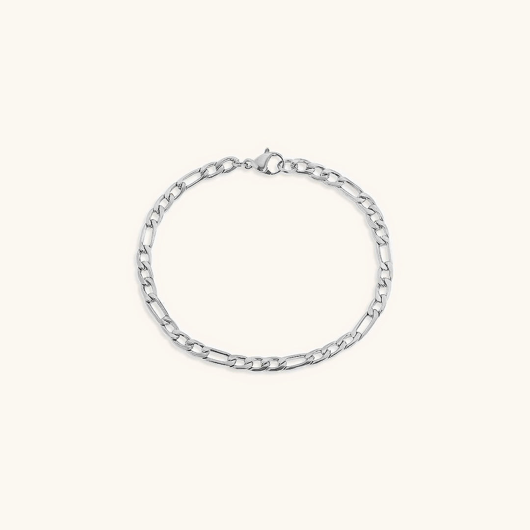 Saturn - Pulsera de eslabones dorados