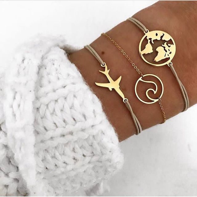 Alora – conjunto elegante de pulseras lima
