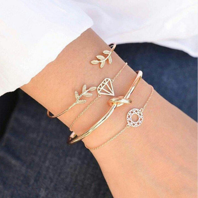 Alora – conjunto elegante de pulseras lima