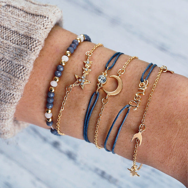 Alora – conjunto elegante de pulseras lima