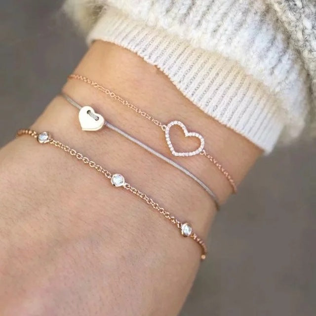 Alora – conjunto elegante de pulseras lima
