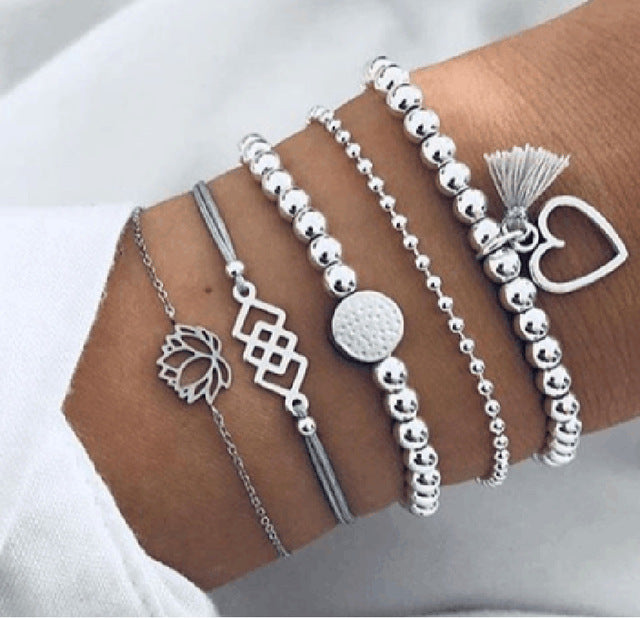 Alora – conjunto elegante de pulseras lima
