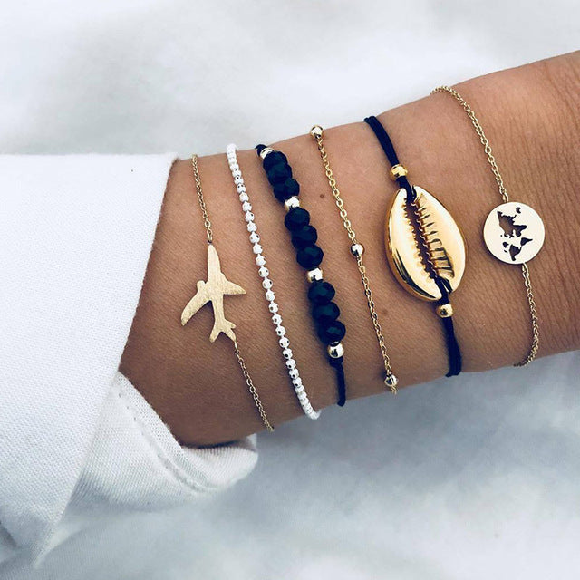 Alora – conjunto elegante de pulseras lima