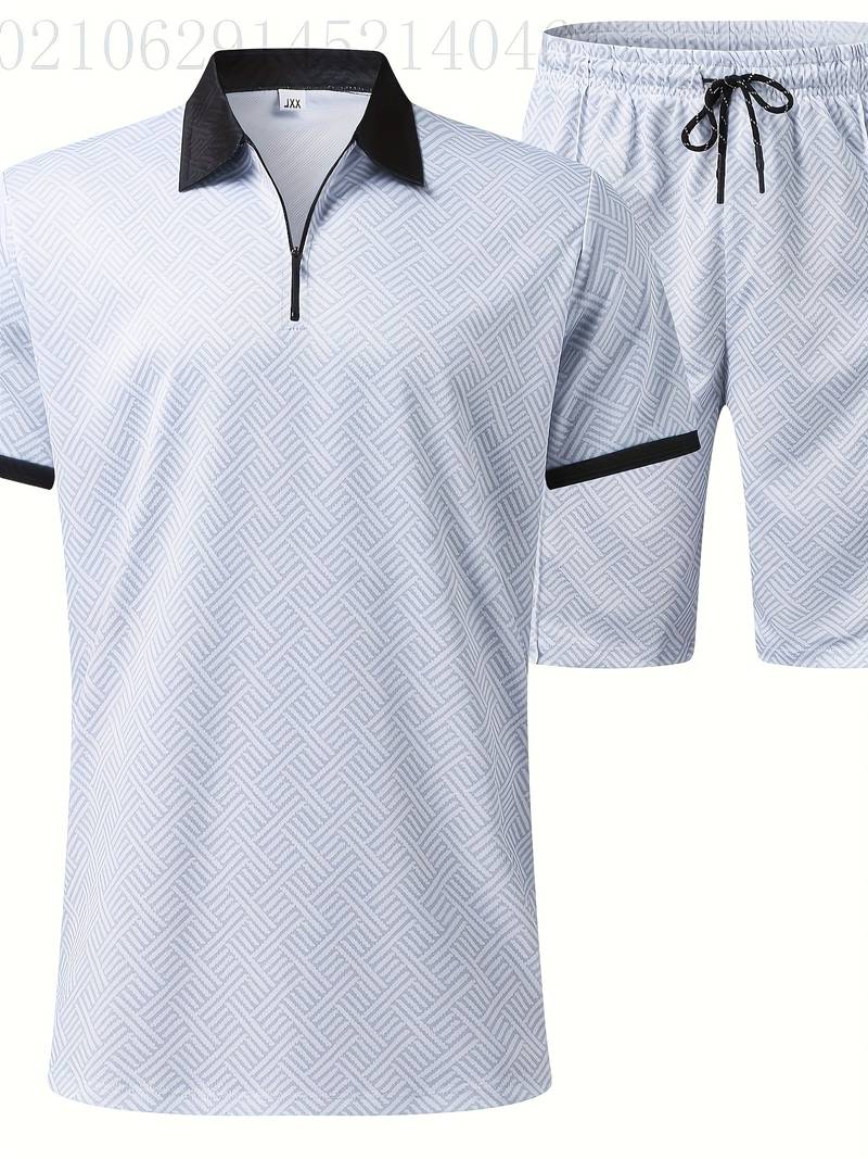 Theodore - Conjunto de 2 piezas para hombres, confort casual