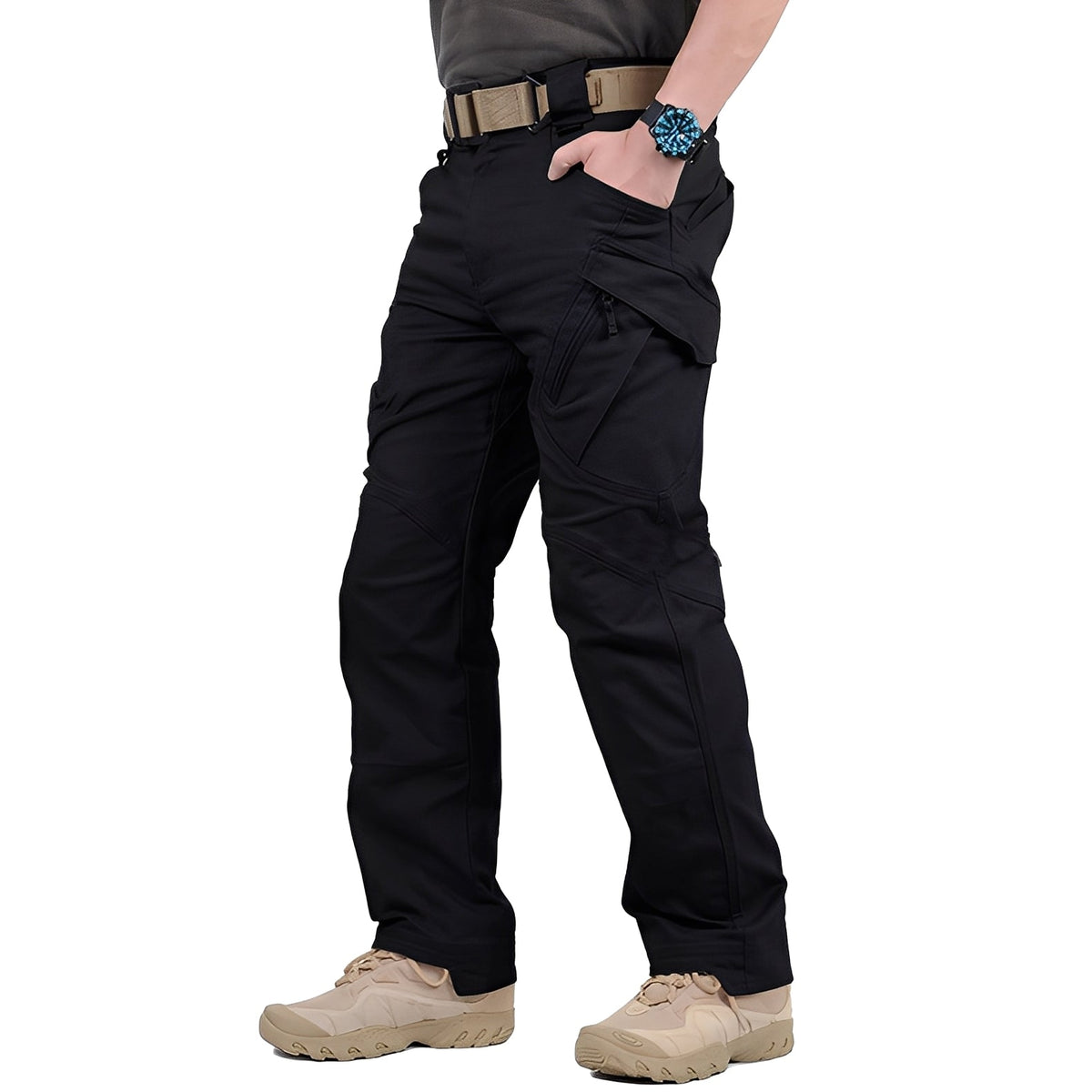 Roshan - Pantalones cargo confortables