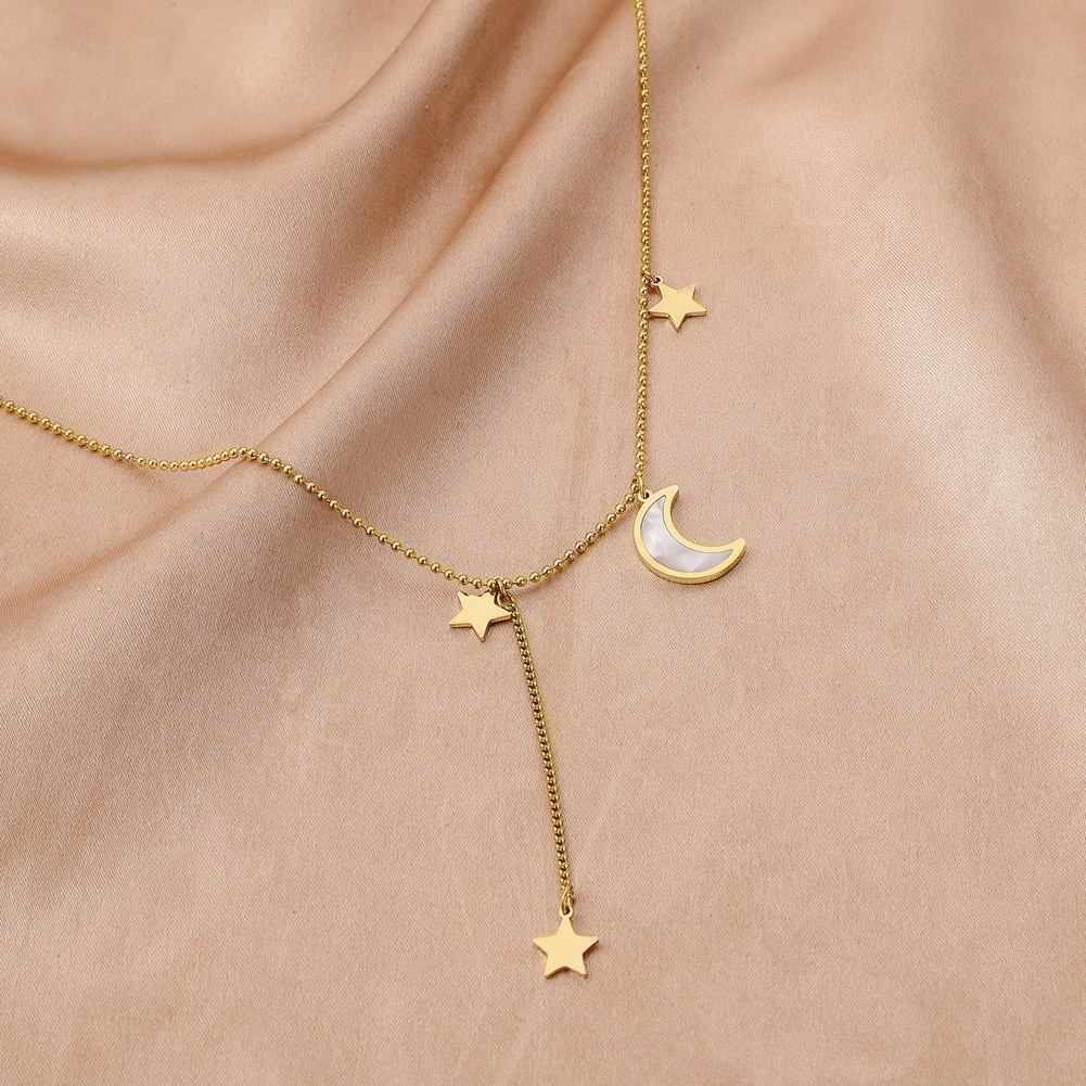 Collar Estrella y Luna - Media Luna