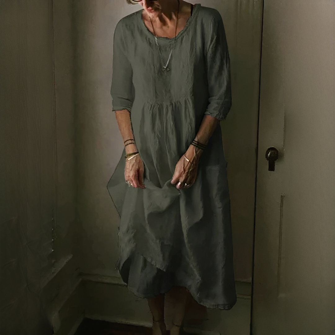 Aimee - Vestido Plisado Confortable