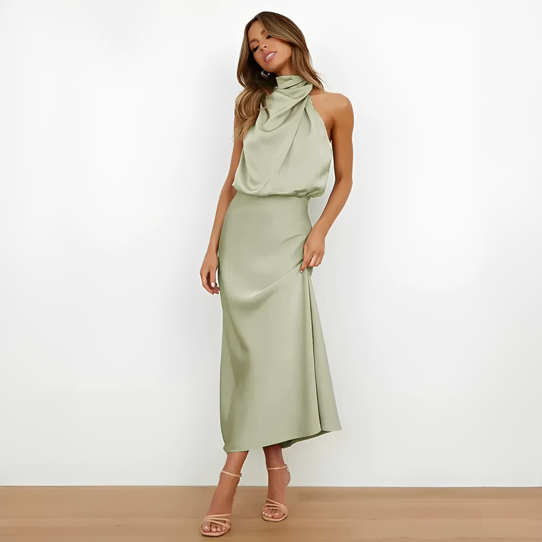 Malaika - Vestido midi elegante