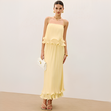 Daphne - Conjunto de Falda Sofisticada con Pliegues