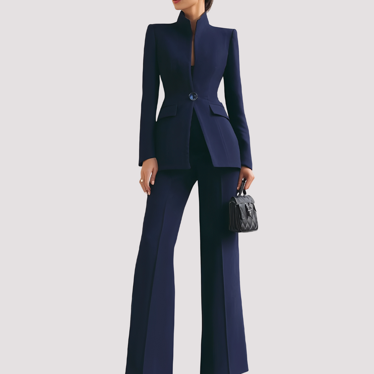 Jean - Conjunto de Traje Elegante con Un Botón