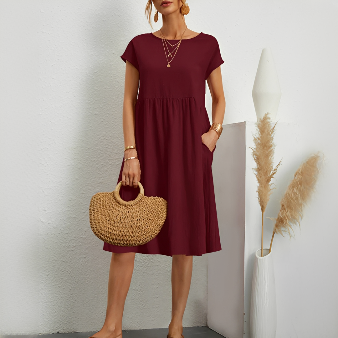 Evalyn - Vestido Midi Sofisticado