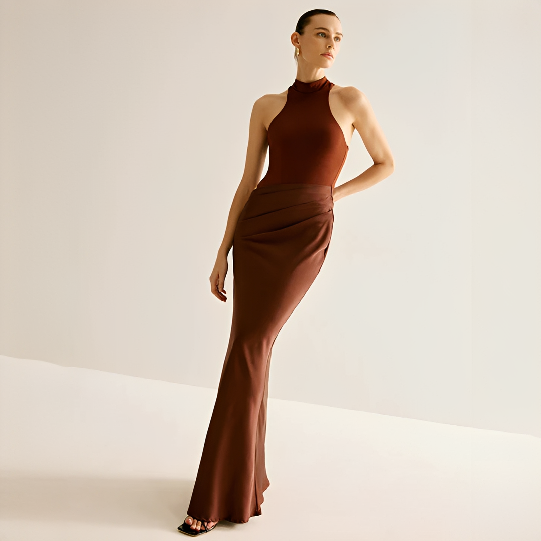 Shyanne - Vestido Maxi Ajustado a la Moda