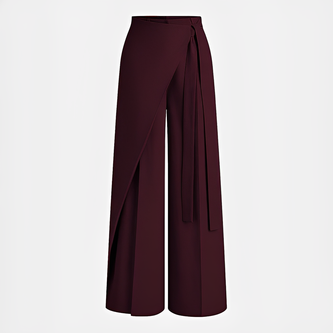 Leilani - Pantalones anchos asimétricos