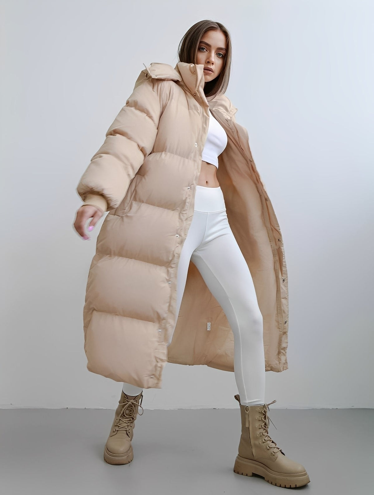 Eloise - Abrigo moderno, ligero, con capucha para mujeres