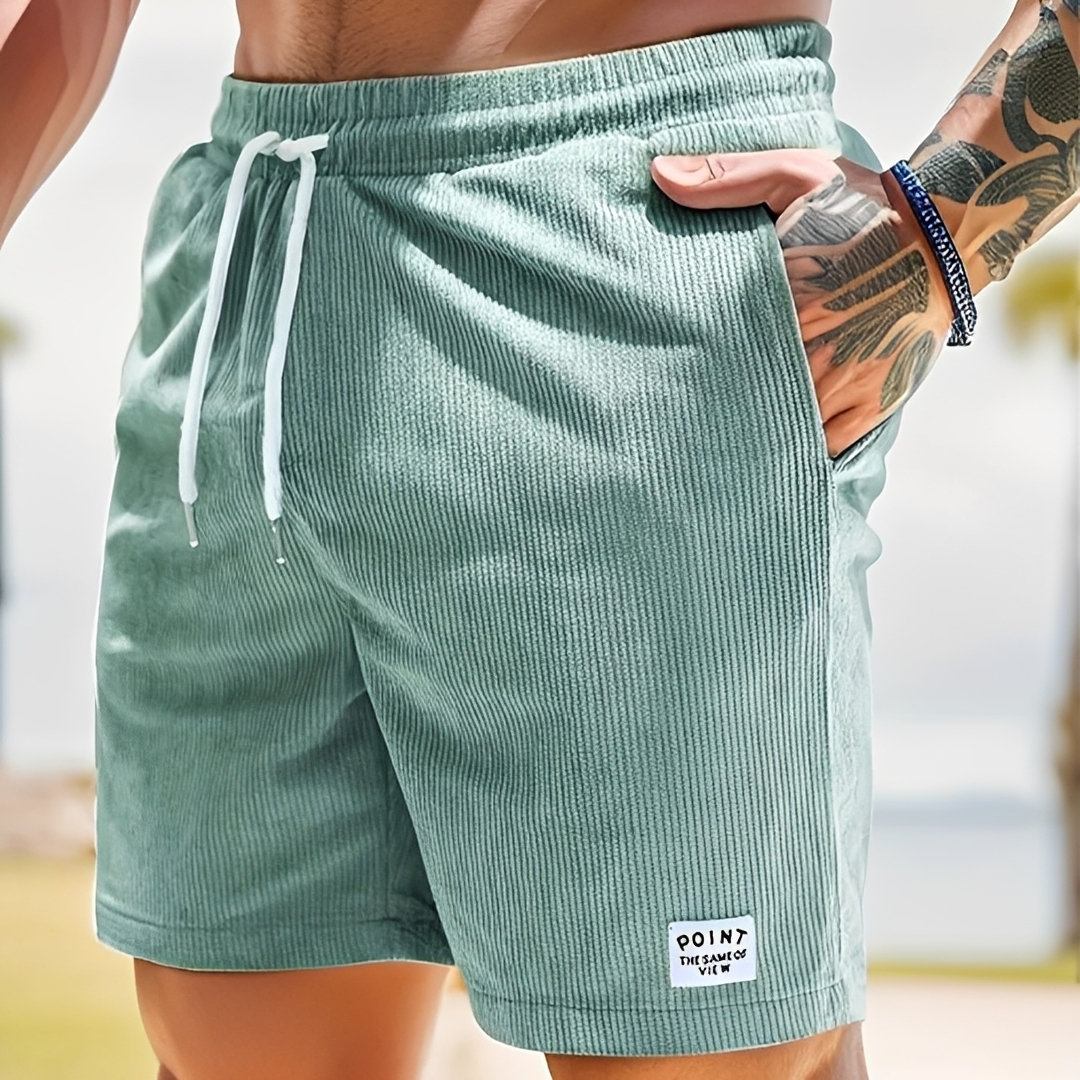 Devonto - Bañadores de verano con rayas cómodas para hombres