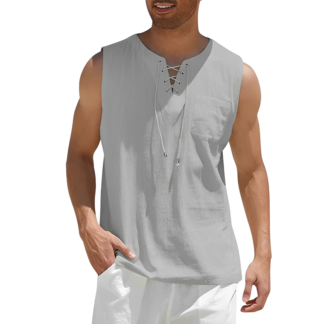 Junziem - Camisa de verano ligera y moderna para hombre