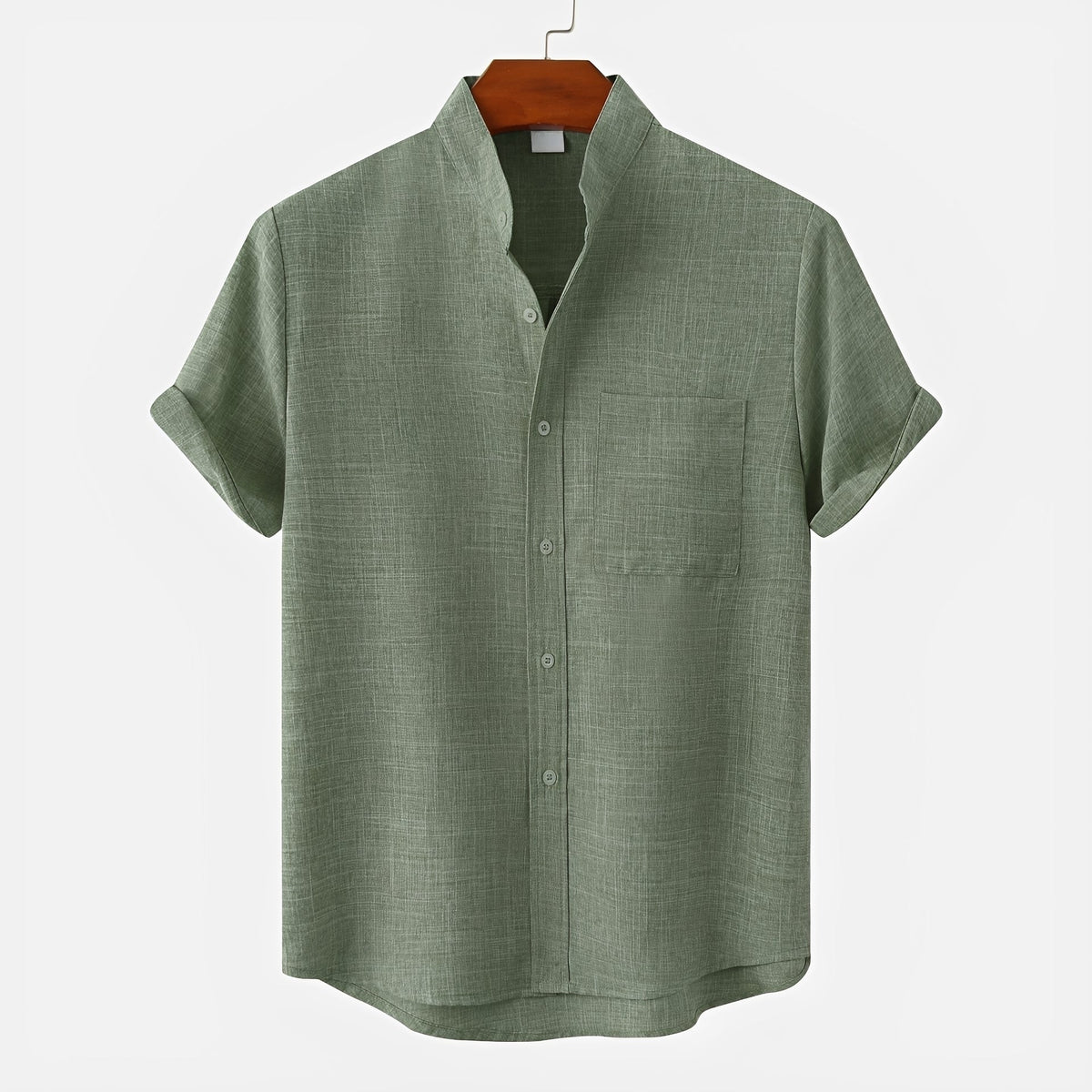 Garrett - Camisa Cómoda de Manga Corta