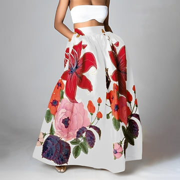 Jessica - Falda bohemia elegante de cintura alta para mujeres