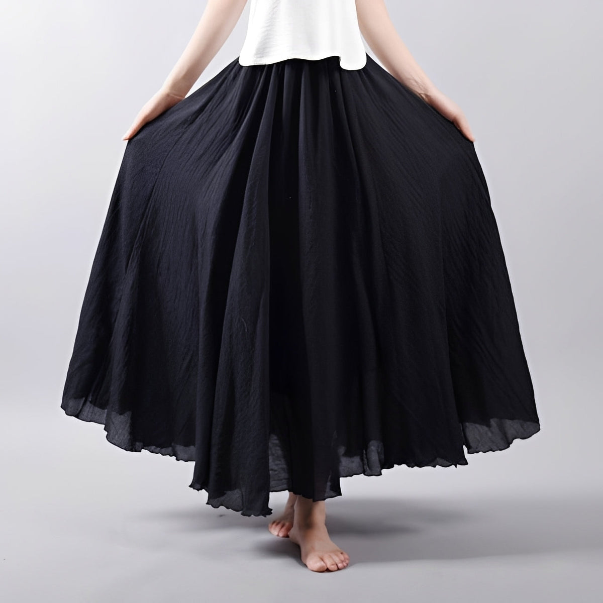 Alina - Falda Maxi Bohemia Fluyente