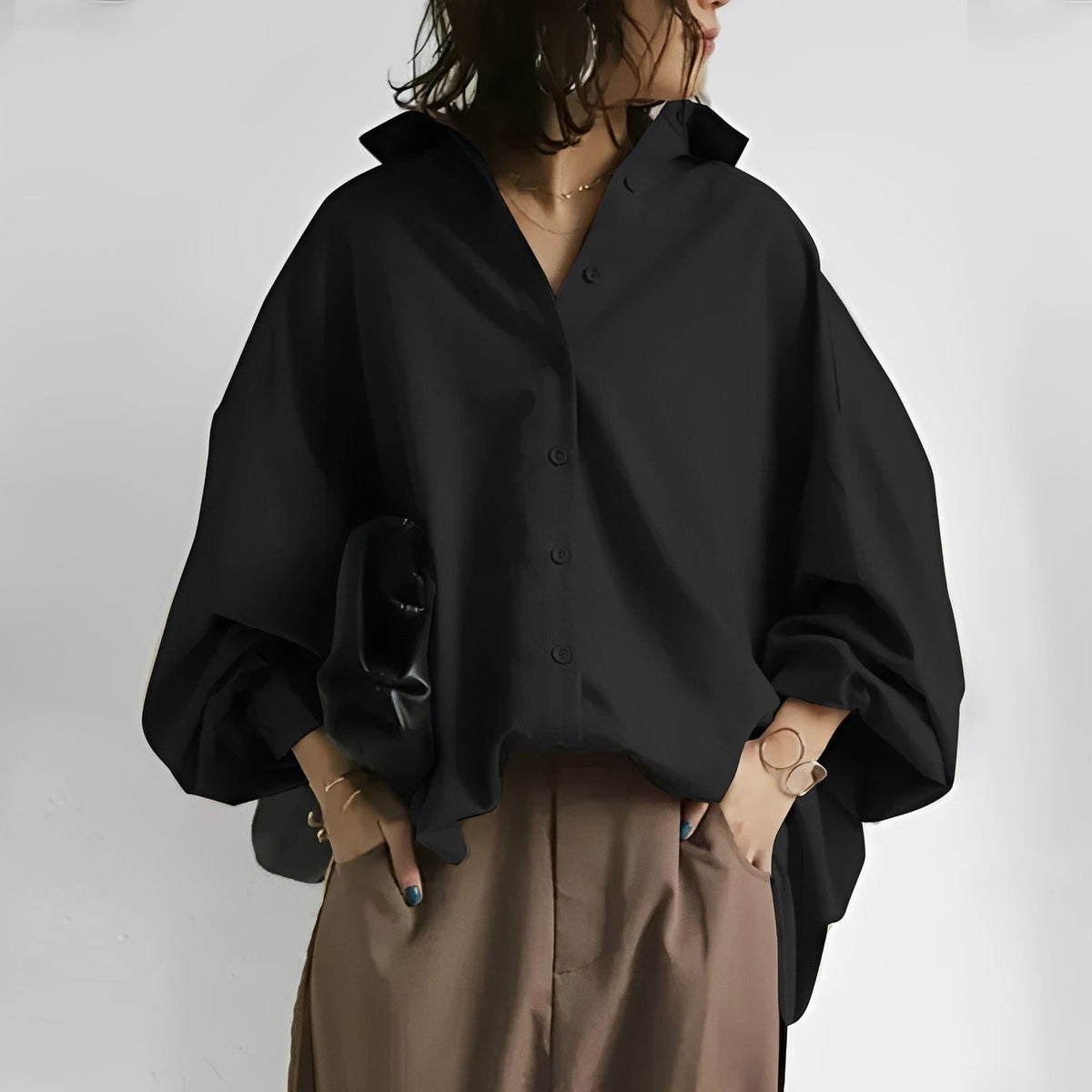 Brittney - Blusa Casual Oversize