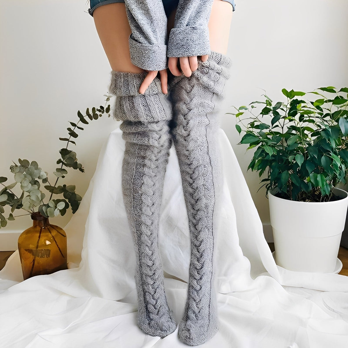 Hailee - Calcetines confortables y cálidos