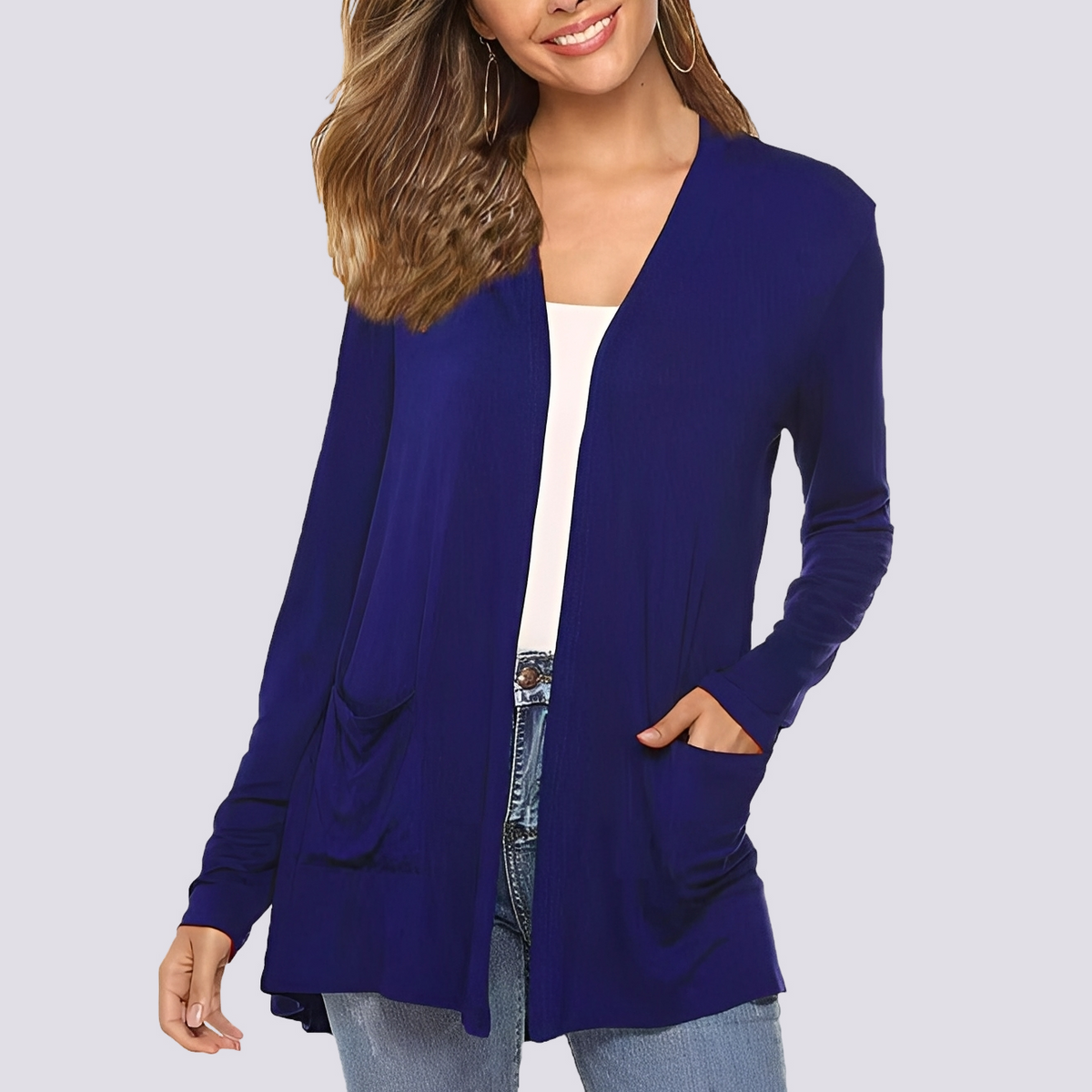 Bertha - Chaqueta Casual de Manga Larga