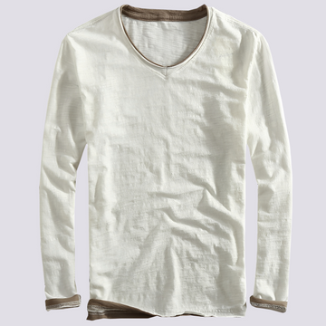Jack - Camisa Elegante de Manga Larga Desgastada
