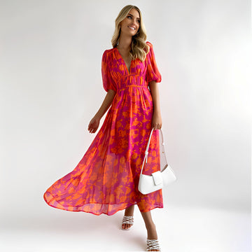 Louisa - Vestido Midi Suelto Floral