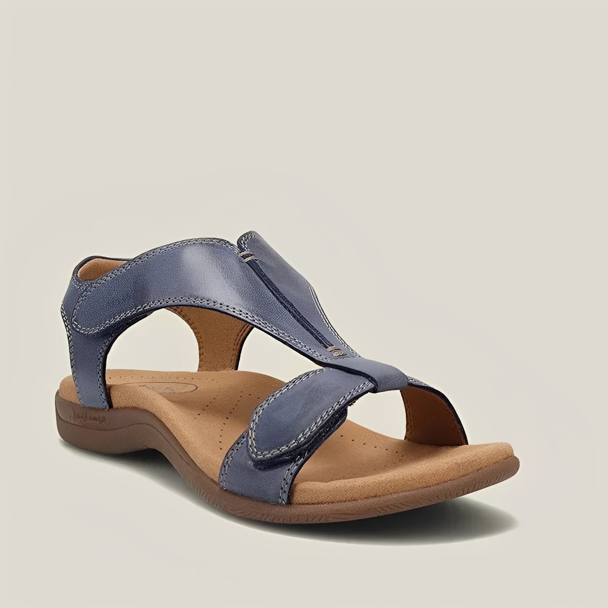 Sharon - Sandalias de Plataforma con Correa de Velcro
