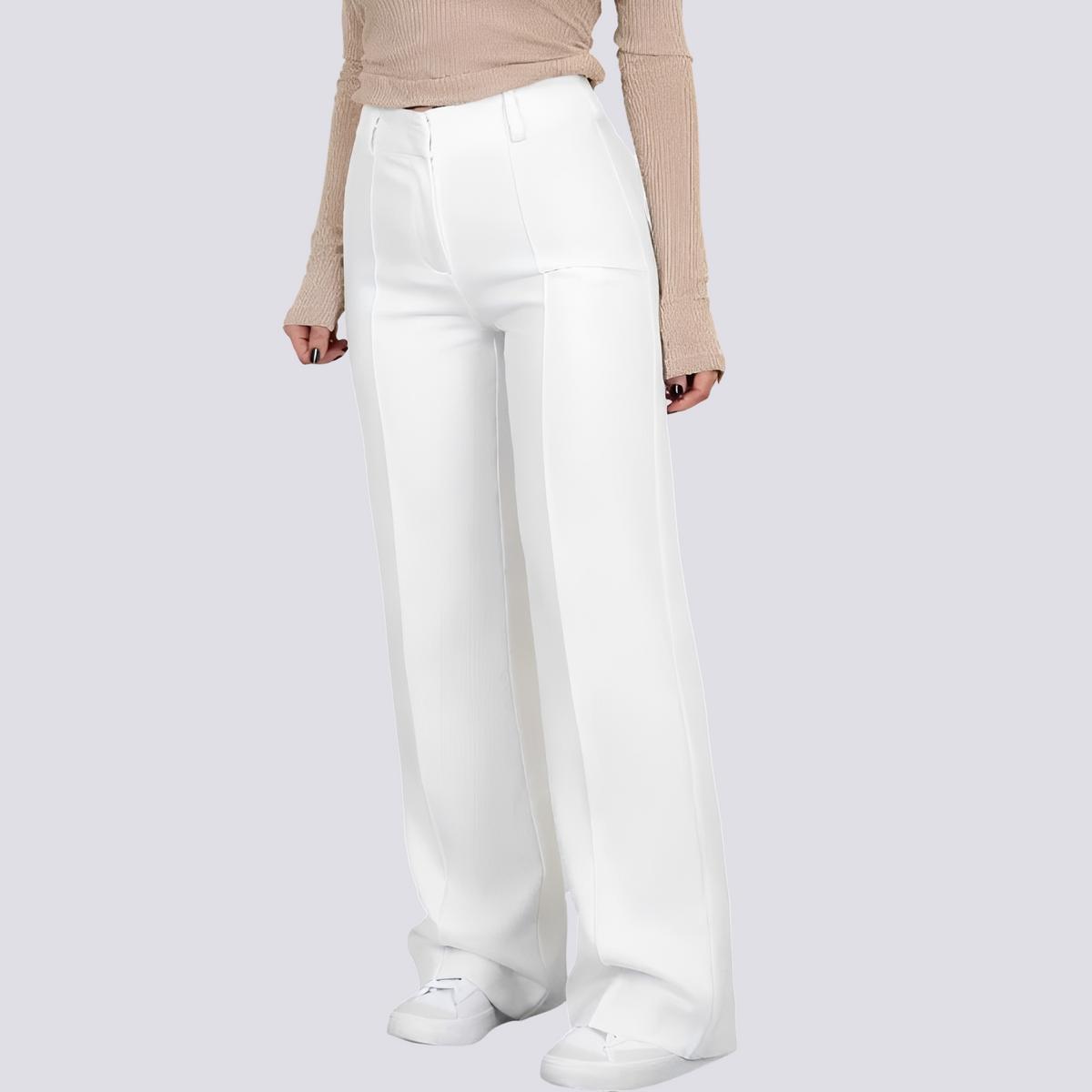 Herbie - Pantalones Casuales de Cintura Alta