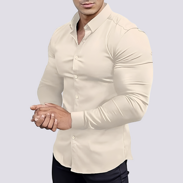 Benson - Camisa Casual de Corte Ajustado