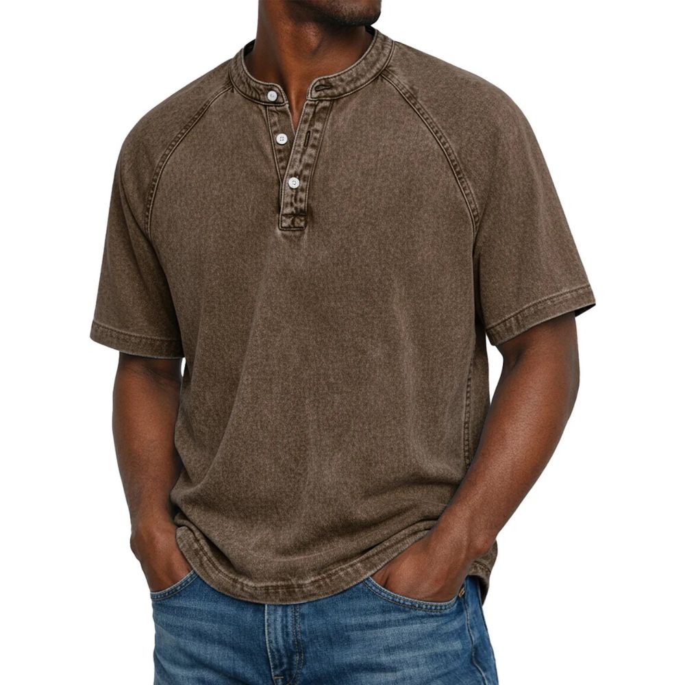 Austin - Camisa Suelta Lavada