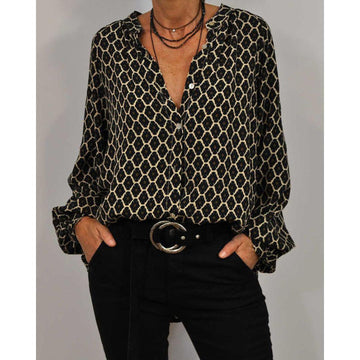 Chesiree - Blusa Casual con Cuello en V