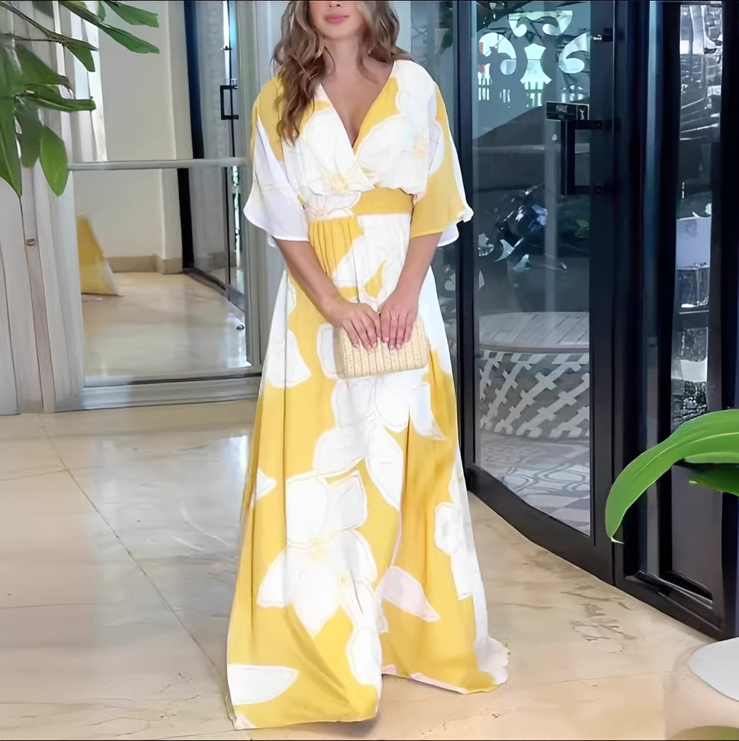 Alessia - Vestido Suelto Estilizado con Flores