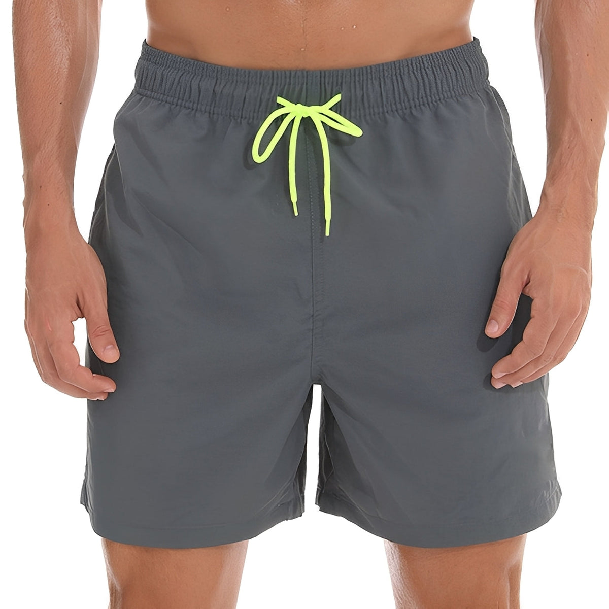 Aaron - Pantalones cortos de baño casuales, de secado rápido para hombres