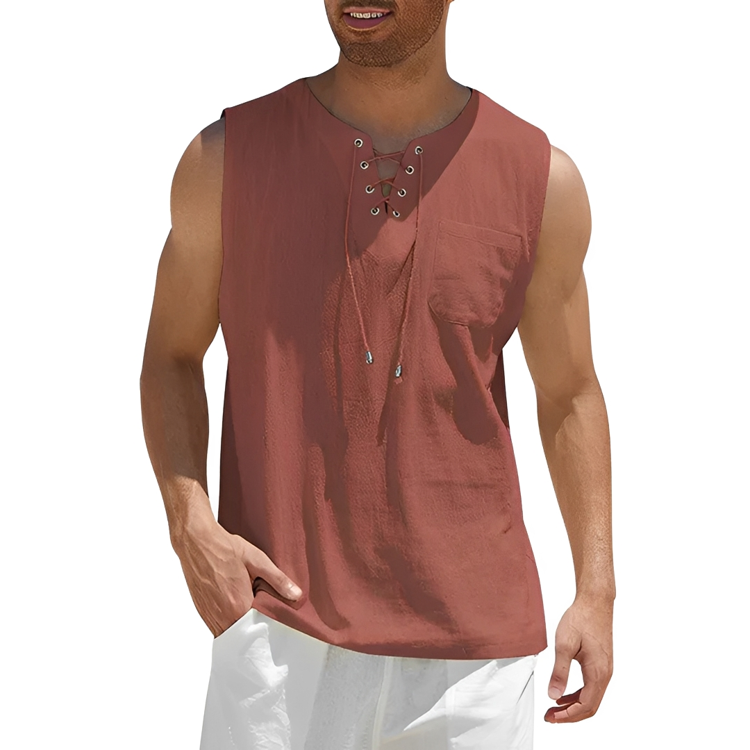 Junziem - Camisa de verano ligera y moderna para hombre
